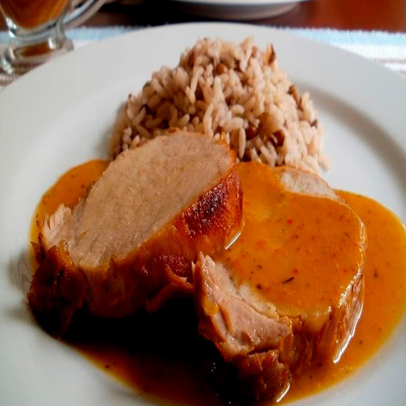 CERDO CON SALSA TAMARINDO